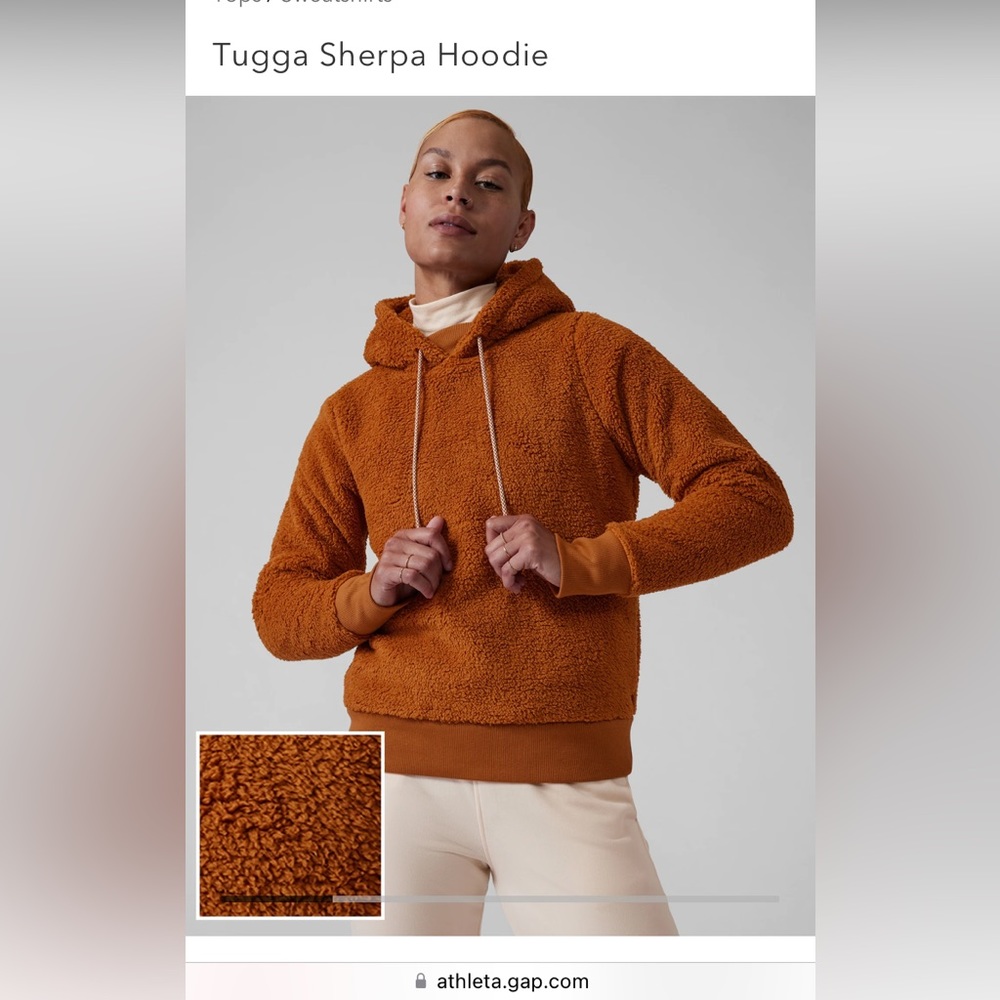 Athleta Tugga Sherpa hoodie NWT